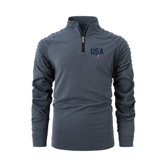XIYON Long Sleeve Polo Shirts For Men 2025 Men's Spring Fall Daily Leisure Sports Stand Collar Shirt Classic Golf Shirts For Men