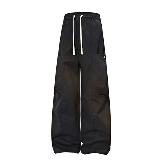 XIYON Men's Casual Pants Outdoor Loose Straight Leg Trousers High Street Utility Hiking Pants For Daily Wear And Leisure Activities Comfortable