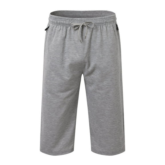 XIYON Men's Casual Pants Summer Breathable Loose Comfortable Elastic Waist Lightweight Outdoor Sports Wear Trousers Streetwear