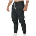 thumbnail image 1 of XIYON Men's Pants Mens Jogging Sweatpants Casual Cuffed Pants Sportswear Trousers With Pockets Streetwear, 1 of 5