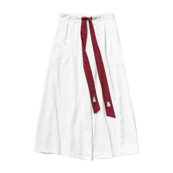 XIYON Men's Pants Summer Large Size Straight Loose Wide Leg Pants Men Ancient Style Pants Trousers Comfortable