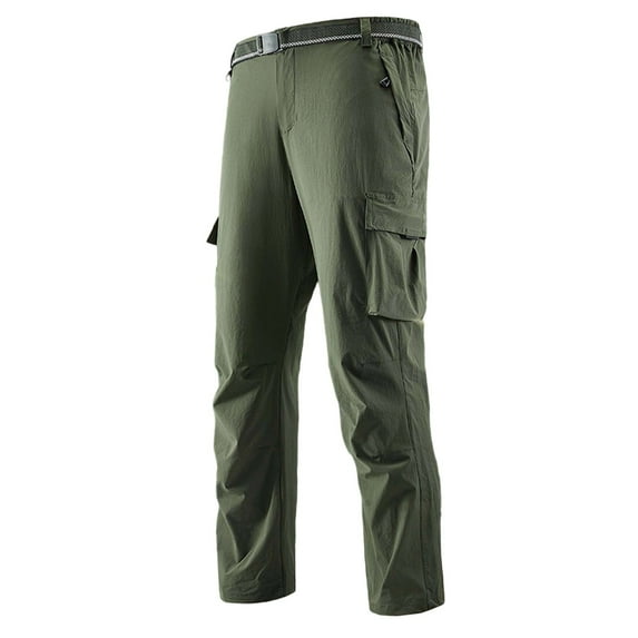 XIYON Men's Pants Tearproof Work Lightweight Hiking Pants Outdoor Solid Color Charging Pants Trousers Comfortable