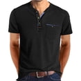 thumbnail image 1 of XIYON Men's Polo Shirt Summer Mens Short Sleeve Collar Shirt Men Casual Round Neck Solid Color Tops Classic Comfortable Polo Shirts For Men, 1 of 4