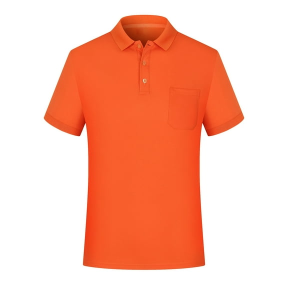 XIYON Mens Fashion Polo Shirts For Men Short Sleeve Collared Shirt Summer Casual Classic Comfortable Men's Shirts