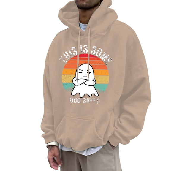 XIYON Mens Hoodies 2025 3D Graphic Sweatshirts Pullover Novelty Cool Funny With Pockets Mens Hoodies Pullover Fashion