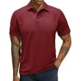 thumbnail image 1 of XIYON Mens Polo Shirts Men's Summer Lapel Short Sleeve Shirts Casual Comfortable Classic Shirts For Men, 1 of 5