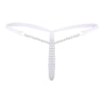 thumbnail image 1 of XIYON Panties For Women Sexy Female Pearl G String And Thongs Solid Low Waist Underwear Comfort, 1 of 2