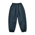 thumbnail image 1 of XIYON Pants For Boys Outdoor Windproof Rain Pants For Kids Hiking Skiing Softshell Trousers Childrens Sports Play Casual Winter Thermal Snow 4-5 Years, 1 of 9