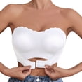 thumbnail image 1 of XIYON Strapless Bras For Women Breathable No Show Front Closure Bra With Detachable Pads And Strips For Everyday Comfortable, 1 of 9