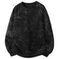 thumbnail image 1 of XIYON Sweatshirts for Men Tie Dye Crewneck Sweatshirt Fall Winter Fashion Casual Pullover Top Classic Fit, 1 of 3