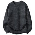 thumbnail image 1 of XIYON Sweatshirts for Men Tie Dye Crewneck Sweatshirt Fall Winter Fashion Casual Pullover Top Daily Wear, 1 of 3