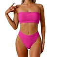 thumbnail image 1 of XIYON Tankini Swimsuits For Women Bikini Top With High Waist Bottom Summer Beach Two Piece Outfit For Swimming Vacation Vintage Beachwear, 1 of 5