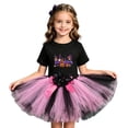thumbnail image 1 of XIYON Toddler Girl Clothes Halloween Cute Short Sleeve Top And Skirt Outfit Set For Dress Up And Parties 3 -4 Years, 1 of 4