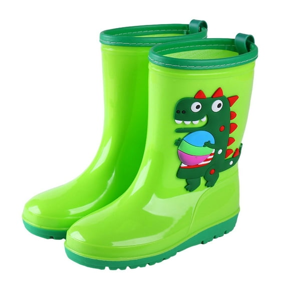 XIYON Toddler Rain Boots Children's Boys And Girls Water Shoes Baby Rain Boots Water Boots Children Toddlers 11.5-12.5 Years