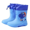 thumbnail image 1 of XIYON Toddler Rain Boots Girls Kids Shoes Lightweight Toddler Booties With Detachable Covers Cute Bunny Dinosaur Design For Daily Wear 11-11.5 Years, 1 of 4