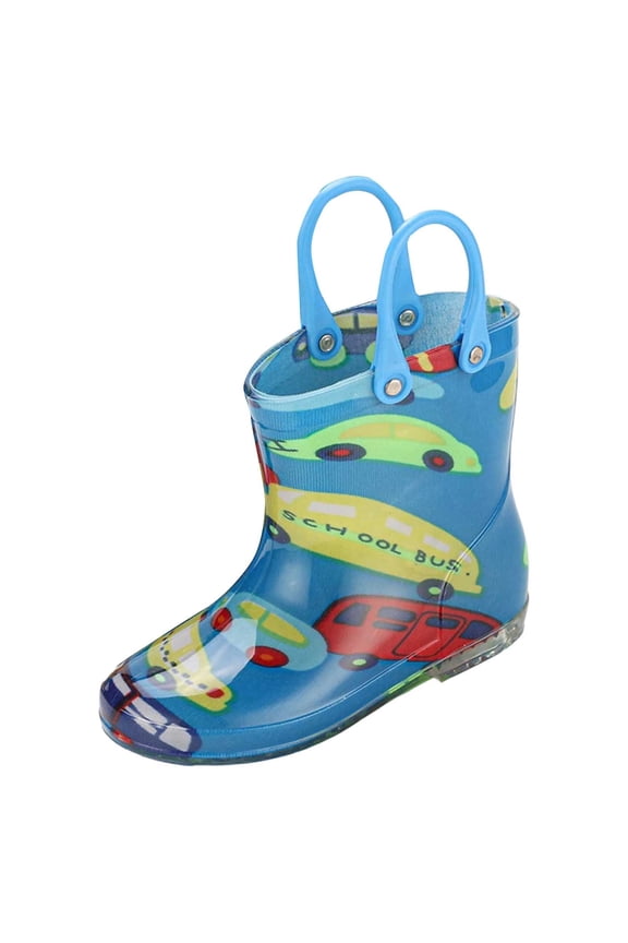 Toddler Rain Boots Girls Shoes Children's Footwear Cute Floral Design Durable And Stylish For Outdoor Activities And 2.5-3 Years