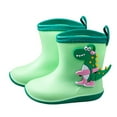 thumbnail image 1 of XIYON Toddler Rain Boots Kids Rain Boots Non- Lightweight Short Ankle Boots For Boys Girls Toddler Outdoor Play Daily Wear 2-3 Years, 1 of 2