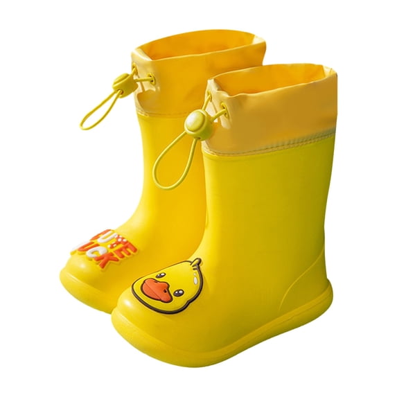 XIYON Toddler Rain Boots Spring Summer Autumn Cute Cartoon Animal Baby Kids Rain Shoes 6-7 Years