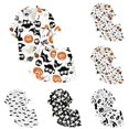 thumbnail image 1 of XIYON Tween Halloween Pajamas Kids Girl Pumpkin Print Pajama Set Jammies Button Up Sleepwear Holiday Pajama Sets 10-11 Years, 1 of 4