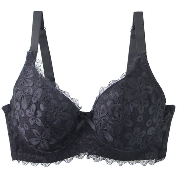 XIYON Women Soft Comfortable Bra Push Up Lace Bra For With Underwire Support And Comfy Bra