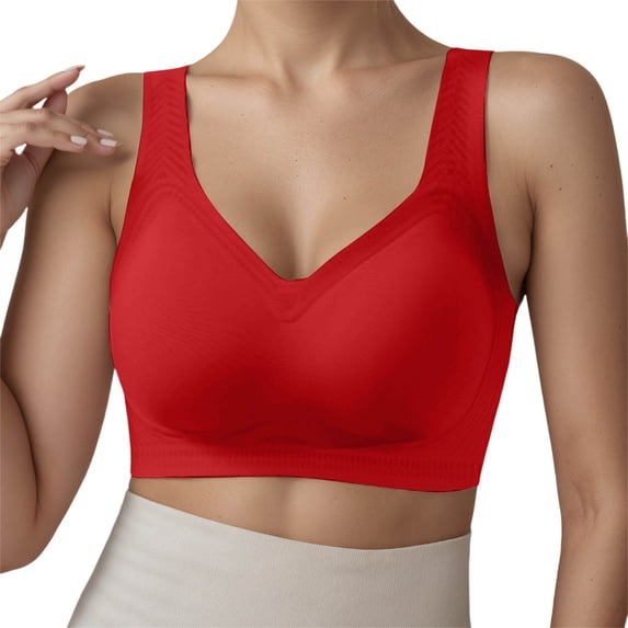 XIYON Women Soft Comfortable Bra Seamless Comfort Bras For Full Coverage Wireless T Shirt Bra With Support And For Everyday Wear Comfortable