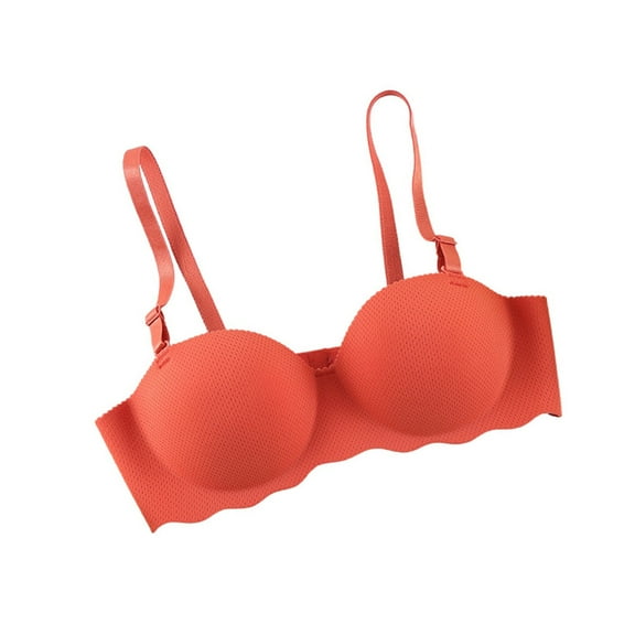 XIYON Women Soft Comfortable Bra Women Casual Solid Color Breathable Push Up Bra Adjustable Strap Bra Comfortable