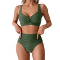 thumbnail image 1 of XIYON Women's Bikini Sets Women's Two Piece High Waist Bikini Swimsuit Beach Vacation 2026 Summer Beach Swimwear Trendy Outfit, 1 of 7