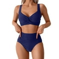 thumbnail image 1 of XIYON Women's Bikini Sets Women's Two Piece High Waist Bikini Swimsuit Summer Beach Vacation Bathing Suits, 1 of 7
