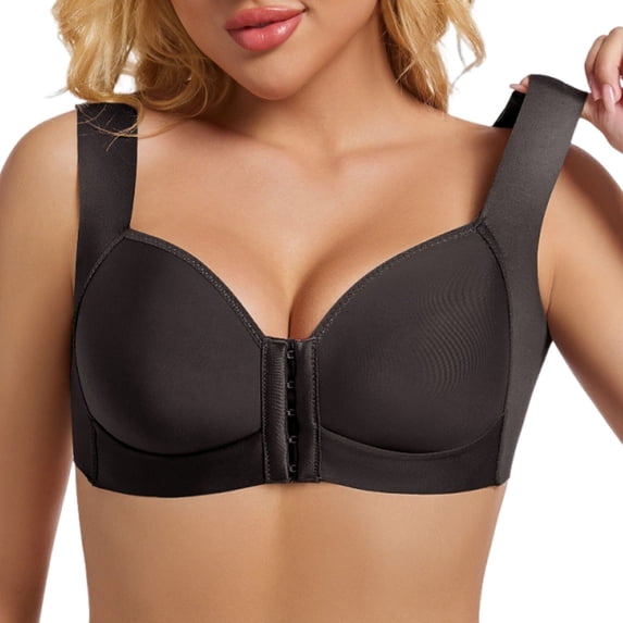 XIYON Women's Bra Comfortable Front Closure Bra For Everyday Wear With Versatile For All Seasons Detailed Breathable