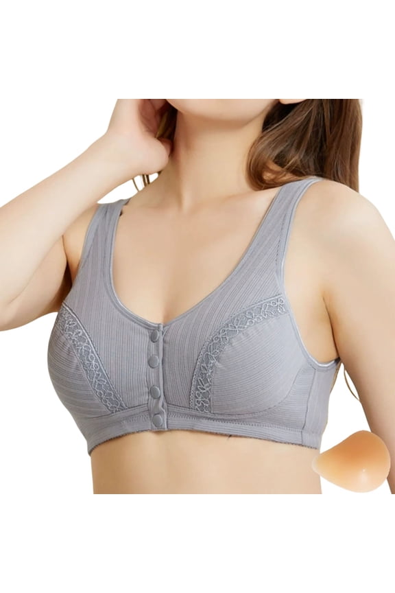 Women's Bra Comfy Ladies Post Bra For Silicone Breast Prosthesis Front Closure Design Supportive And Versatile For Everyday Wear
