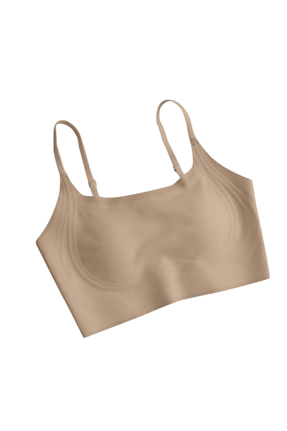 Women's Bra Ladies Cloud Feel Ice Skin Seamless Back Bra With Support For Large Everyday Bras Lingerie Everyday Bras