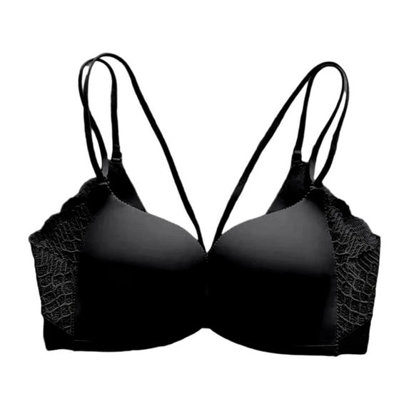 XIYON Women's Bra Ladies Wireless Front Closure Bra Set With Push Up Seamless Design For Small Everyday Bras
