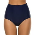 thumbnail image 1 of XIYON Women's High Waisted Bikini Bottoms Women Running Bikini Swim Briefs Beach Shorts Ruched Bottom For Shorts For Pool Beach Classic, 1 of 8