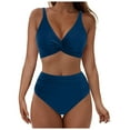 thumbnail image 1 of XIYON Women's Swimwear Tankini Set Beach Pool Cover Up Hollow Out Bikini Top With Swim Shorts Conservative Two Piece Bathing Suit Vacation Outfits Swimwear 2026, 1 of 5