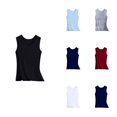 thumbnail image 1 of XIYON Women's Tank Top Round Neck Sleeveless Solid Color Slim Fit Comfortable Fashion Camisole For Casual Daily Wear,Black,Xxl, 1 of 5