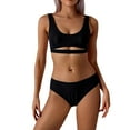 thumbnail image 1 of XIYON Womens Bikini Sets Women's High Waist Tankini Swimwear Set Summer Beach Two Piece Swimsuit With Matching Accessories Retro Swimsuits Beachwear, 1 of 9
