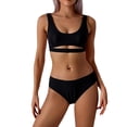 thumbnail image 1 of XIYON Womens Bikini Sets Women's High Waist Tankini Swimwear Set Summer Beach Two Piece Swimsuit With Matching Accessories Vintage Beachwear, 1 of 9