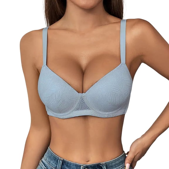 XIYON Womens Bras Ladies Bra Plus Size Bra Thin Version With Underwire Of Accessory Breasts Gathering Underwear Comfort