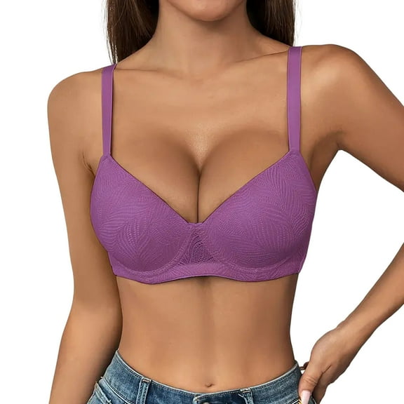XIYON Womens Bras Ladies Bra Plus Size Bra Thin Version With Underwire Of Accessory Breasts Gathering Underwear Comfort