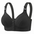 thumbnail image 1 of XIYON Womens Bras Ladies Front Closure Wireless Bra Plus Size Thin Cup Side Support Comfortable Full Coverage Everyday T Shirt Bra Comfort, 1 of 8