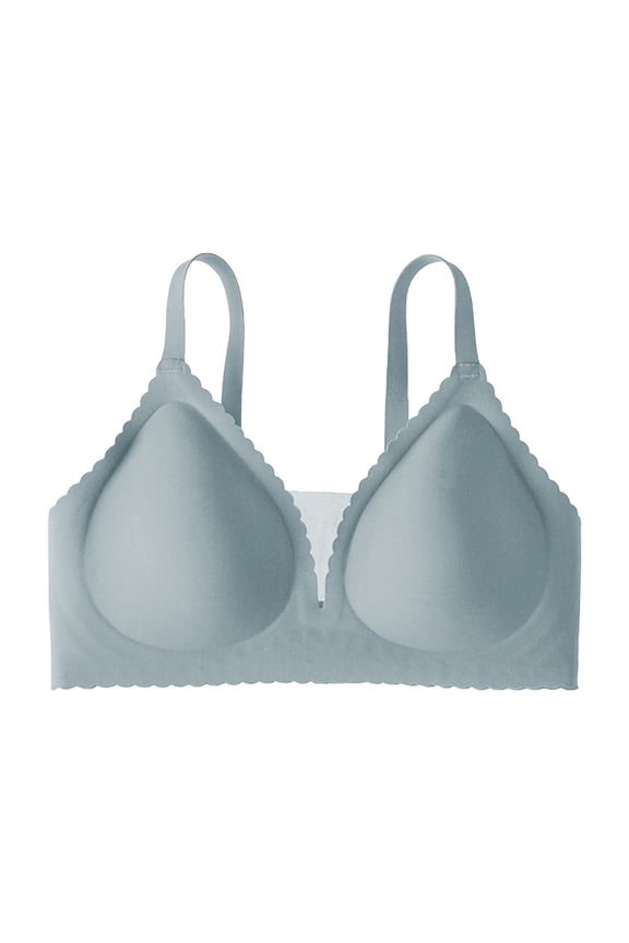 Womens Bras Ladies Seamless Wire Bra Full Coverage Comfortable Deep Mesh Bralette For Everyday Wear With 3 Hook And Eye Closure Comfort