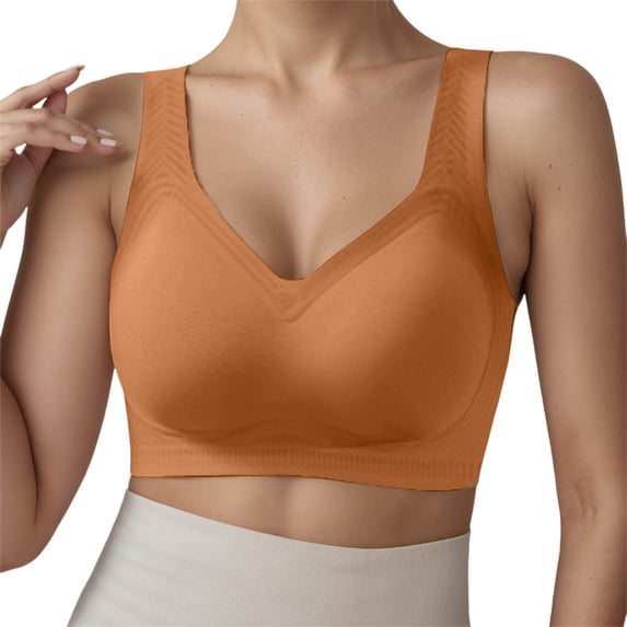 XIYON Womens Bras Seamless Comfort Bras For Full Coverage Wireless T Shirt Bra With Support And For Everyday Wear Classic