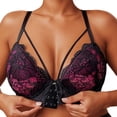 thumbnail image 1 of XIYON Womens Bras Supportive Lace Back Closure Full Coverage Bra For Female Comfortable And Stylish Lingerie For Everyday Wear Classic, 1 of 5