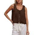 thumbnail image 1 of XIYON Womens Camisole Tank Tops Women's Lace Trim Camisole Slim Fit Sleeveless Tank Top Solid Color Casual Summer Layering Stretch Basic Comfortable Soft Breathable Casual Trendy Clothes, 1 of 5
