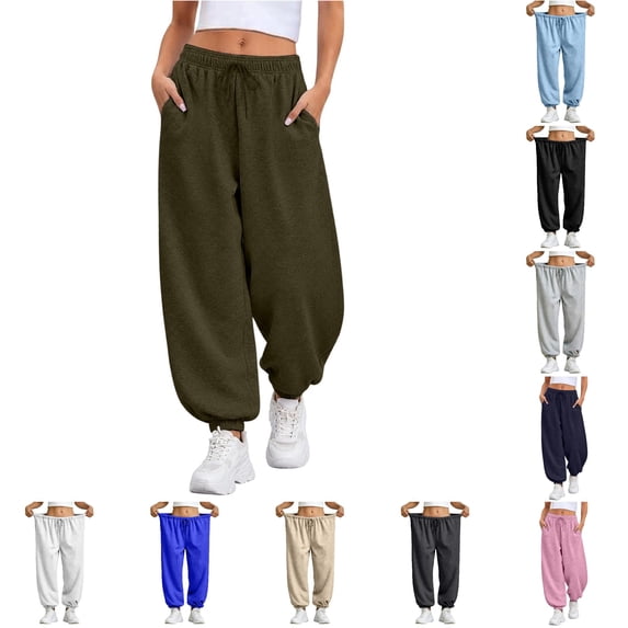 XIYON Womens Sweatpants Casual Jogger Pants with Pockets Athletic Workout Sweatpants Soft Everyday Wear