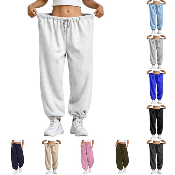 XIYON Womens Sweatpants Casual Jogger Pants with Pockets Athletic Workout Sweatpants Soft Everyday Wear