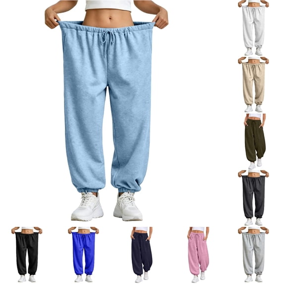 XIYON Womens Sweatpants Casual Jogger Pants with Pockets Athletic Workout Sweatpants Soft Everyday Wear