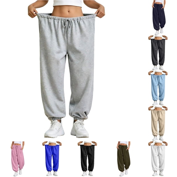 XIYON Womens Sweatpants Casual Jogger Pants with Pockets Athletic Workout Sweatpants Soft Everyday Wear