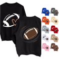 thumbnail image 1 of XIYON Womens Sweatshirts Funny Graphic Sweatshirt Casual Cozy Crewneck Long Sleeve Pullover Top for Fall Winter, 1 of 6