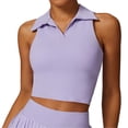 thumbnail image 1 of XIYON Womens Tank Tops 2026 Women's Sleeveless Tank Top Athletic Tennis Workout Fitness Cropped Top For Sports Casual Summer Spring Summer Fashion Clothing, 1 of 9